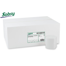 Toilettenpapier 2-lagig, Einzelblatt 9000 Blatt in weiss