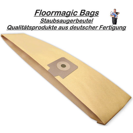 Geeignet fr 101-2301 Serie Arlett I 10 Staubsaugertten Papier von Floormagic Bags