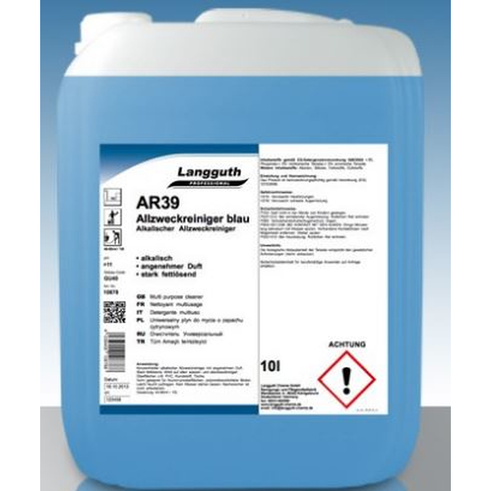 katiclean AR39 Allzweckreiniger blau f�r wasserbest�ndige Oberfl�chen  10 Liter - 6005393