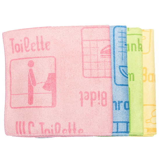 Floormagic Mikrofasertuch PIKTO grn 40x40 cm