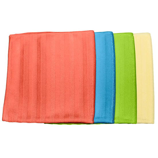 Floormagic Mikrofasertuch Borstenstreifen grn 40x40 cm