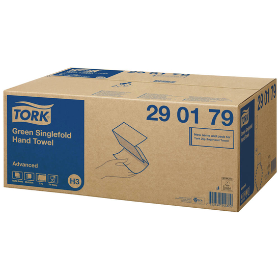 Tork H3 Papierhandtcher Advanced Zick-Zack-Falzung 2-lagig grn