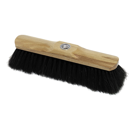 Floormagic Zimmerbesen Naturhaar mit Gewinde, 28 cm