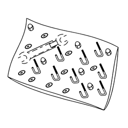 TTS Schrauben-Set Green Hotel Gep�ckwagen Green I V050054