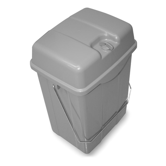 TTS 12l Behlter mit Schlssel I grau I 00005175