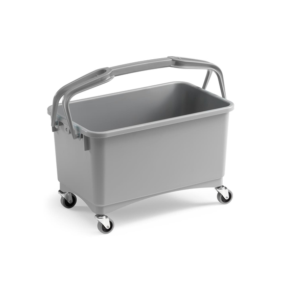 TTS Eroy Eimer mit Rollen in grau I mit Rollen I 00003261