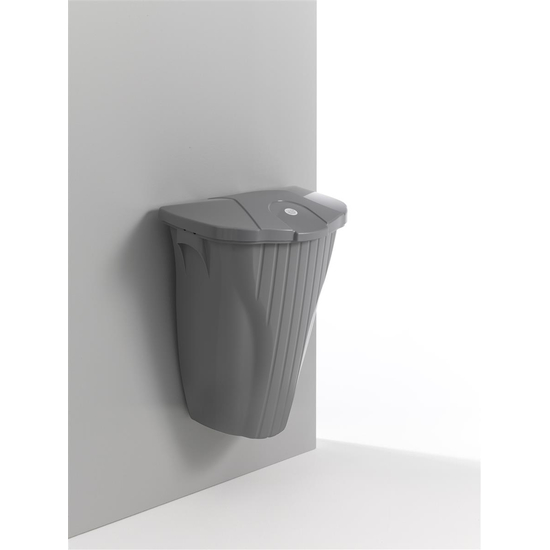 TTS 50l Wall-Up in grau I grauem Deckel I 00005846EE