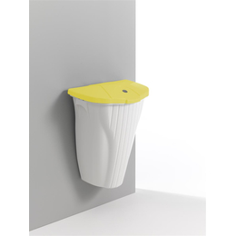 TTS 50l Wall-Up in wei I gelbem Deckel I 00005846WG