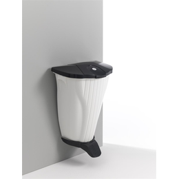 TTS 50l Wall-Up mit Pedal in wei I anthrazitgrauem...