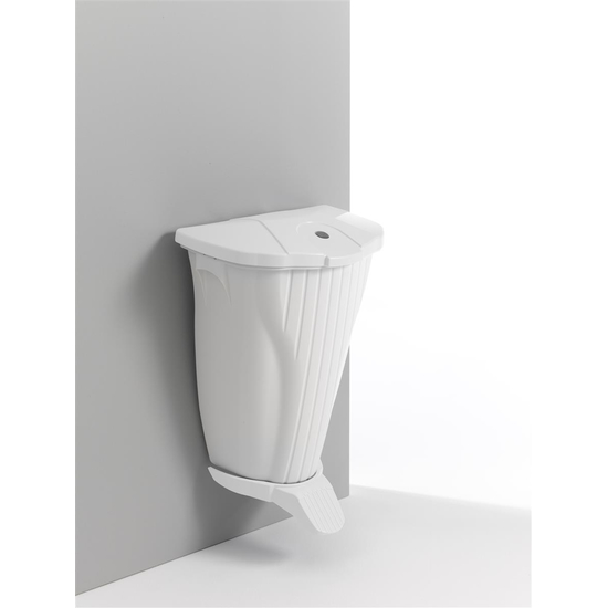 TTS 50l Wall-Up mit Pedal in wei� I wei�em Deckel I 00005840WW