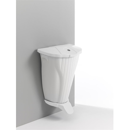 TTS 50l Wall-Up mit Pedal in wei I weiem Deckel I...