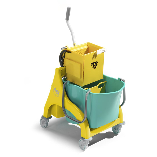 TTS 28l Nick O-Key Einfachfahrwagen I grner 28l Eimer I 0P036046