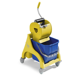 TTS 25l Nick Dry Einfachfahreimer I blauer Eimer mit...