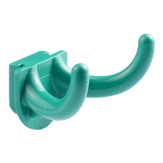 TTS Doppelhacken passend auf Verschlussprofil I grn I S030175