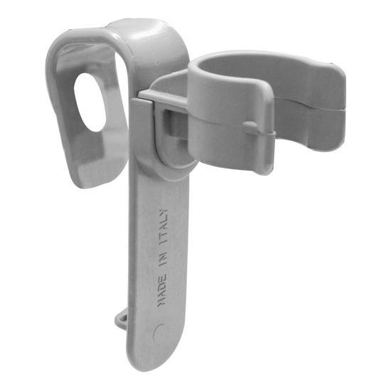 TTS Halterung mit RohrHalter I grau I 00003328E