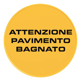 TTS Runde Tafel fr Warnpylon I IT I gelb I S210813