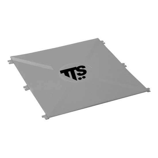 TTS Vorderspritzschutz O-Key I grau I S051331