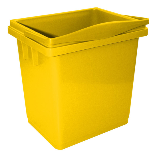 TTS 4l Eimer mit platzsparendem Tragegriff I gelb I 00003366G