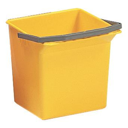 TTS 6l Eimer mit platzsparendem Tragegriff I gelb I 00003506