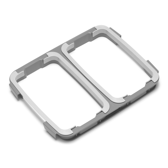 TTS Adapter f�r 120l Sackhalter I grau I 2x70l I S070335