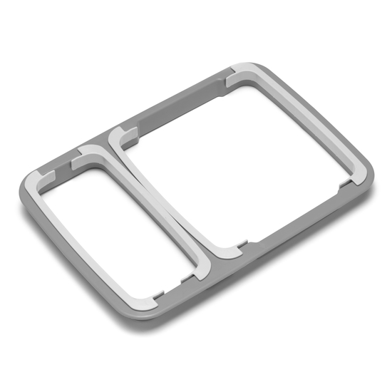 TTS Adapter f�r 120l Sackhalter I grau I 30+90l I S070345