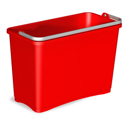 TTS 8l Eimer mit platzsparendem Tragegriff I rot I 0R003252