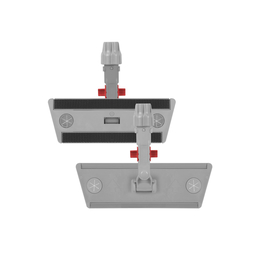 TTS Rechteckiger Kletthalter I grau I 00000896Y