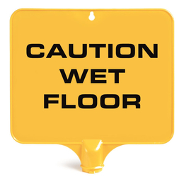 TTS Rechteckige Tafel f�r Warnpylon I EN 1 I gelb I S210610