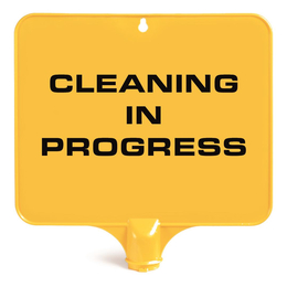 TTS Rechteckige Tafel fr Warnpylon I EN 2 I gelb I S210611