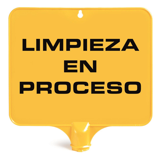 TTS Rechteckige Tafel f�r Warnpylon I ES 2 I gelb I S210651