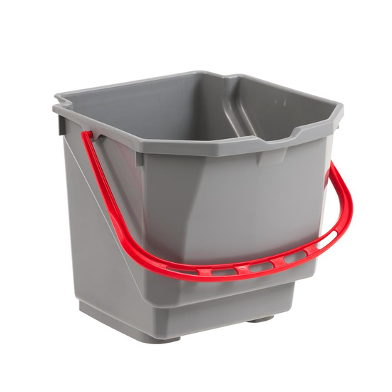 TTS 25l Eimer f�r Nickita Fahreimer I grau/rot I T080155ER