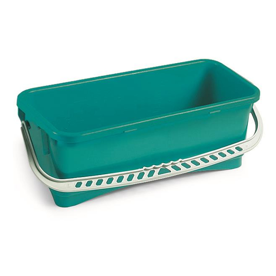 TTS 10l Rechteckiger Eimer I grn I 0V003223