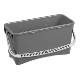 TTS 20l Rechteckiger Eimer I grau I 0E003213