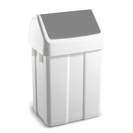 TTS Max 25l I wei I grau I Schwingdeckeleimer I 00005205