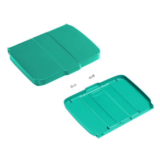 TTS Deckel f�r 120l Sackhalter inkl. Halterung f�r Reinigungsplan I S070325