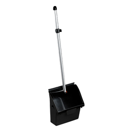 TTS Kehrschaufel Clip mit Deckel I schwarz I 00005629