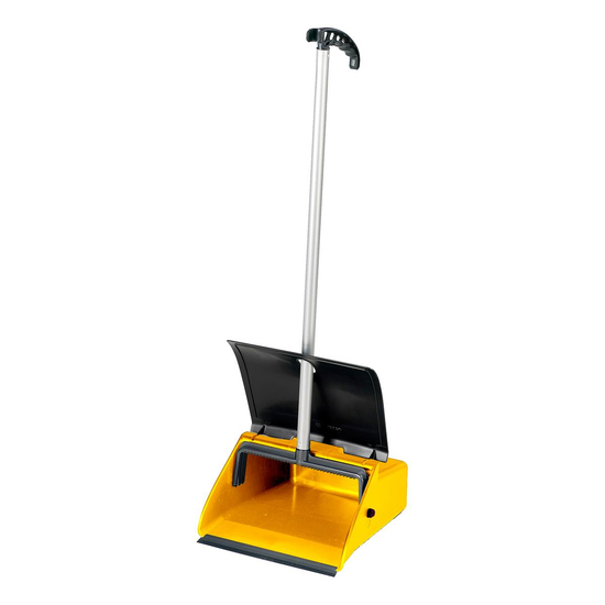 TTS Kehrschaufel Clip mit Deckel und Handgriff I gelb I 00005631