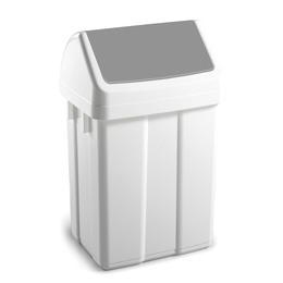 TTS Max 50l I wei I grau I Schwingdeckeleimer I 00005065