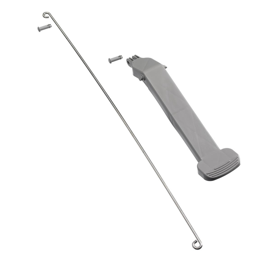 TTS Dust Pedal-Set I grau I V050090