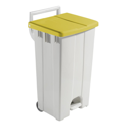 TTS Deckel Derby 90l I gelb I Abfalleimer I S080713