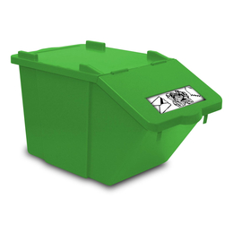 TTS 45l Split Papierrollen I grn I mit Deckel I 00005141