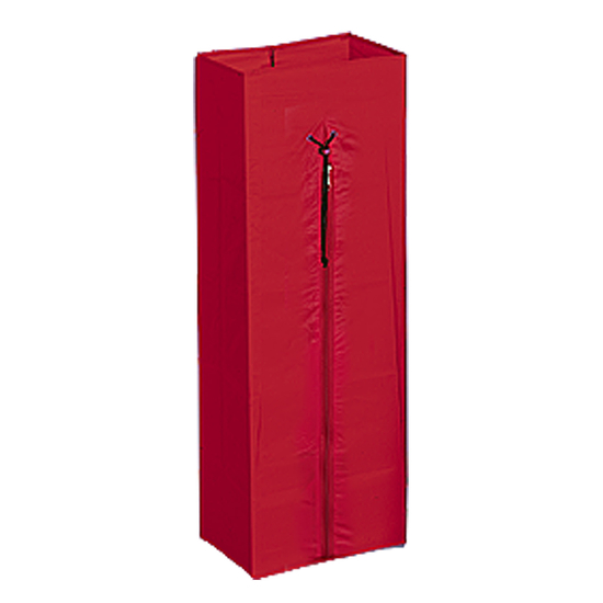 TTS 70l Entsorgungsack mit Reiverschluss I rot I 00003681