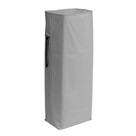 TTS 70l Entsorgungsack mit Reiverschluss I grau I 00003659