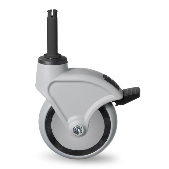 TTS Gummirad  mit Bremse I  125 mm I 00003458J