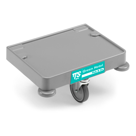 TTS Green Hotel SackhalterPlatte mit St�tzrad I grau I T063253