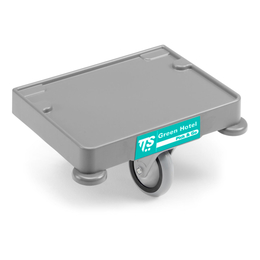 TTS Green Hotel SackhalterPlatte mit Sttzrad I grau I...