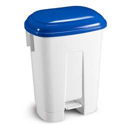 TTS 60l Derby I wei/blau I Trettabfalleimer I 00005692