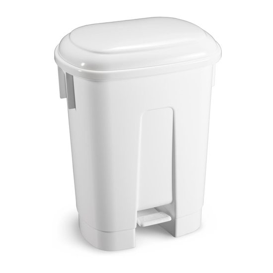 TTS 2x30l Derby I wei I Trettabfalleimer I 00005740