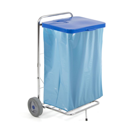 TTS Tecno 61 I verchromter Abfallwagen I 120l I 00004110