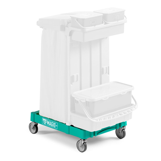 TTS Magic kleines Grundgestell I grn I  150 mm I Rder I T09080414